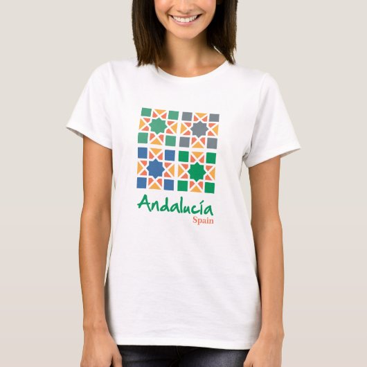 アンダルシアンタイル 4 Tシャツ (正面)