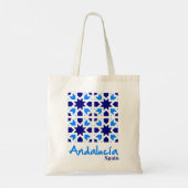 アンダルシアンタイル 6 トートバッグ (裏面)