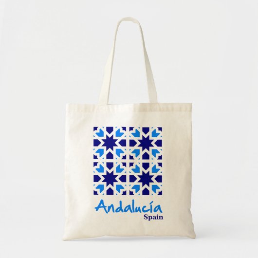 アンダルシアンタイル 6 トートバッグ (正面)
