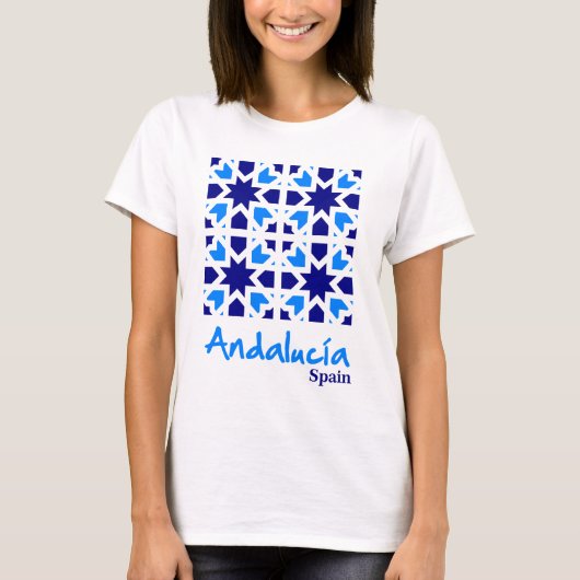 アンダルシアンタイル 6 Tシャツ (正面)