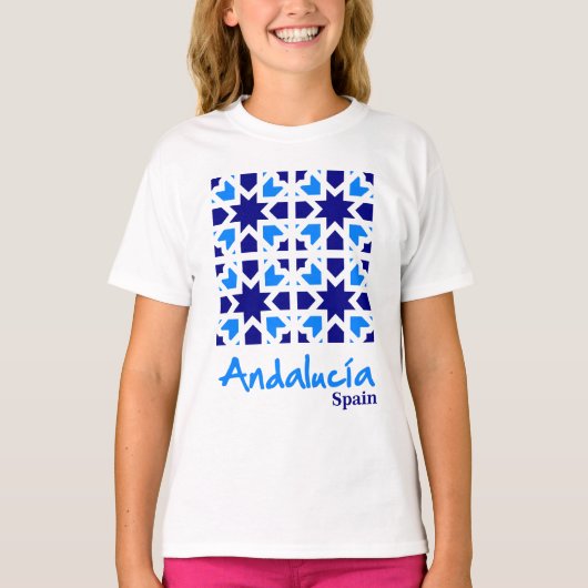 アンダルシアンタイル 6 Tシャツ (正面)