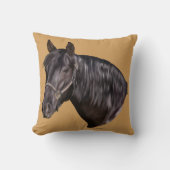 アンダルシアンホースアートプリント クッション (正面)