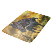 アンダルシアンホースプリント バスマット (アングル)