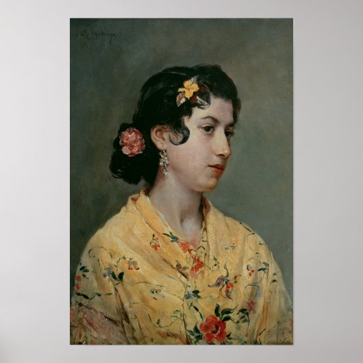 アンダルシア人女性， 1898 ポスター (正面)