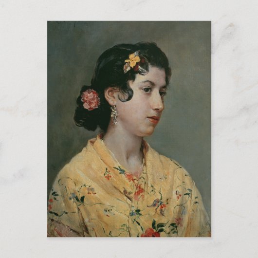 アンダルシア人女性， 1898 ポストカード (正面)