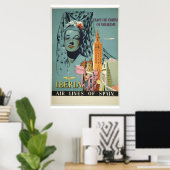 アンダルシア楽しむスペイン航空線旅行ポスター ポスター (ホームオフィス)