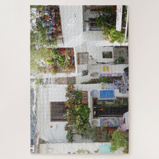 アンダルシア歩行者通りスペイン欧州トラベル ジグソーパズル (縦)