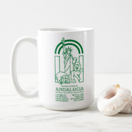 アンダルシア統一された州 コーヒーマグカップ