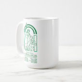 アンダルシア統一された州 コーヒーマグカップ (正面左)