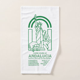 アンダルシア統一された州 バスタオルセット