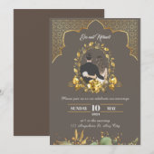 アンダルシア風のウェディング招待状 招待状 (正面/裏面)