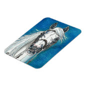 アンダルシア馬プレミアムフレキシマグネット マグネット (左側)