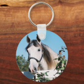 アンダルシア馬頭キーチェーン キーホルダー (正面)