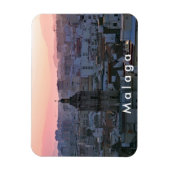 アンダルシア。マラガの夕日。 マグネット (縦)