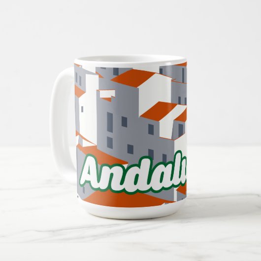 アンダルシア 3 コーヒーマグカップ (正面左)