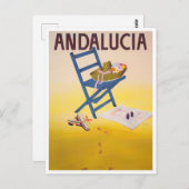 アンダルシアSpainヴィンテージ旅行はがき ポストカード (正面/裏面)