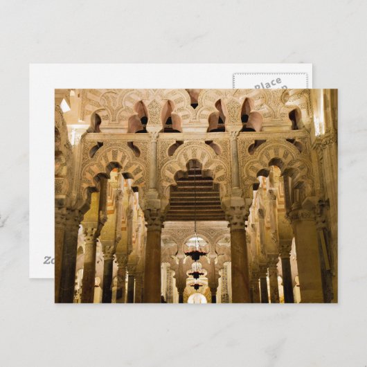 アンダルーシア-コルドバの郵便はがきのモスク ポストカード (正面/裏面)