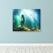 アンダーウォーター – キャンバスプリント (インサイチュ (ウッドフロア))