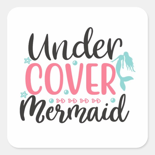 アンダーカバーの人魚 スクエアシール (正面)