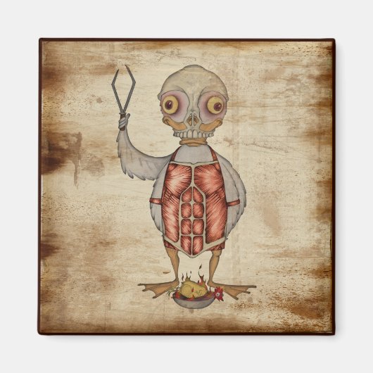 アンダーカバーBBQダックマグネット マグネット (正面)