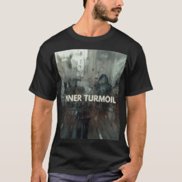アンダーグラウンドストリートウェアカオスブラックユニセックスTシャツ Tシャツ