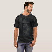 アンダーグラウンドストリートウェアシャドウユニセックスブラックTシャツ Tシャツ (正面フル)