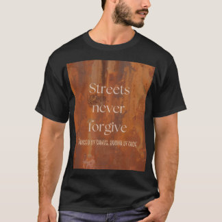 アンダーグラウンドストリートウェアストリートユニセックスTシャツ黒 Tシャツ