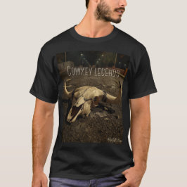 アンダーグラウンドストリートウェア スカル ウエスタン ブラックTシャツ Tシャツ
