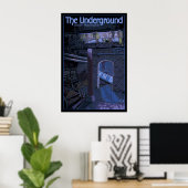 アンダーグラウンドツアー – Pioneer Square, Seattle Poster ポスター (ホームオフィス)