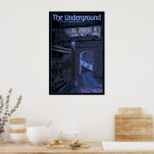 アンダーグラウンドツアー – Pioneer Square, Seattle Poster ポスター (キッチン)