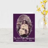 アンダーグラウンドノテカードからの少女 カード (黄色い花)