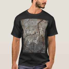 アンダーグラウンド ストリートウェア ユニセックスTシャツ コンクリート Tシャツ