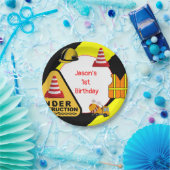 アンダーコンクリートミキサー建築パーティー ペーパープレート (パーティー)