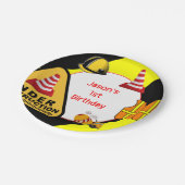 アンダーコンクリートミキサー建築パーティー ペーパープレート (アングル)