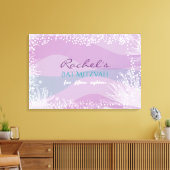 アンダーザシーこうもりバー（ユダヤ教の）バル・ミツバー招待状 キャンバスプリント (インサイチュ (リビング))