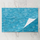 アンダーザシーアンドドルフィンズ誕生日ランチョンマット ペーパーパッド (折り畳み)