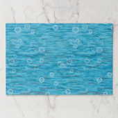 アンダーザシーアンドドルフィンズ誕生日ランチョンマット ペーパーパッド (正面)