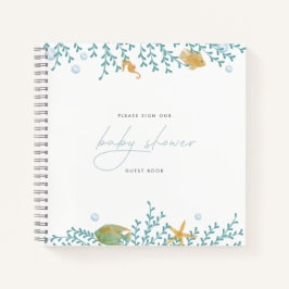 アンダーザシーウォーターの色の航海のゲストブック ノートブック