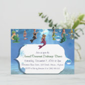 アンダーザシーオーナメント交換ディナー招待状 招待状 (スタンド正面)