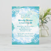 アンダーザシーカスタムバースデーパーティ招待状 招待状 (スタンド正面)