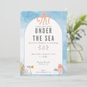 アンダーザシーガールズ誕生日 招待状 (スタンド正面)