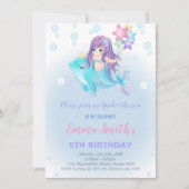 アンダーザシーガールパーティー 招待状 (正面)