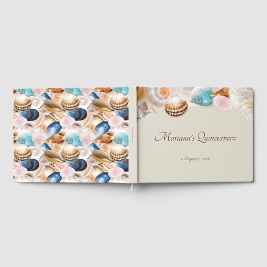 アンダーザシーキンセアニェラパーティーシーシェル ゲストブック (全面)