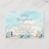 アンダーザシーキンセニェラSweet sixteen披露宴 エンクロージャーカード (正面)