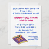 アンダーザシークアッドパーティの招待状 招待状 (裏面)