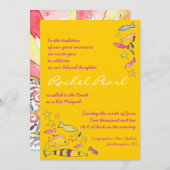 アンダーザシークリーチャーこうもりバー(ユダヤ教の)バル・ミツバー招待状 招待状 (正面/裏面)