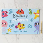 アンダーザシークリーチャー誕生日紙ランチョンマット ペーパーパッド (インサイチュ)