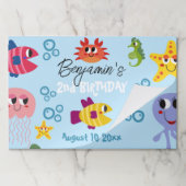 アンダーザシークリーチャー誕生日紙ランチョンマット ペーパーパッド (折り畳み)