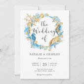 アンダーザシーサマー結婚式招待状 招待状 (正面)