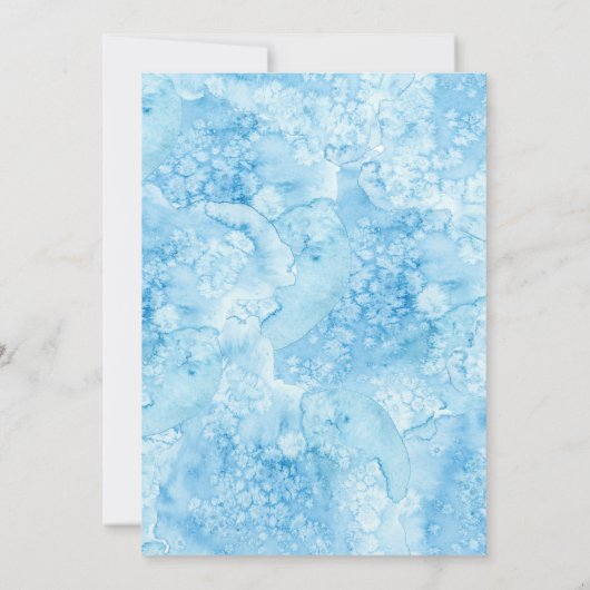 アンダーザシーサマー結婚式招待状 招待状 (裏面)